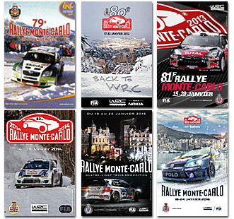 affiches rallye monte carlo 