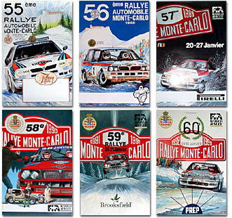 affiches rallye monte carlo 