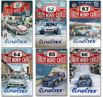 affiches rallye monte carlo 