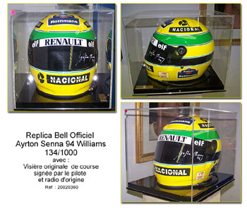 casque ayrton senna helmet