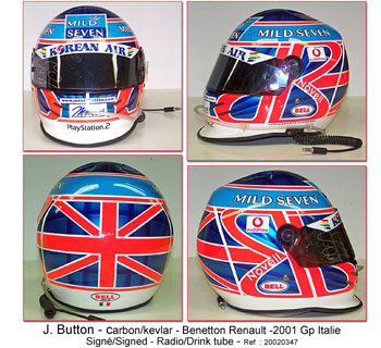 casque jenson button helmet