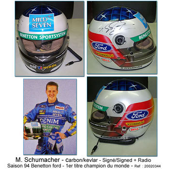 michael schumacher helmet benetton